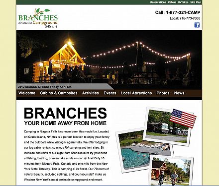 Branches of Niagara Website upgrade for April 2012