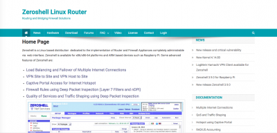 ZeroShell Linux Router